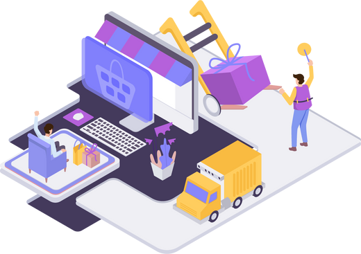 Dropshipping Business Illustration Concept